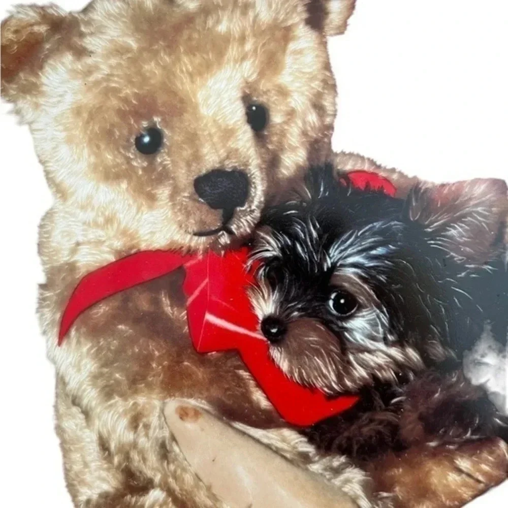 YORKIE Lovers Collectors Plate Tiddlywinks Wink and Pixie Vintage‎